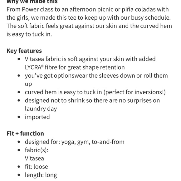 🍋Women’s Lululemon Love Tee II size 2🍋 - Picture 10 of 10